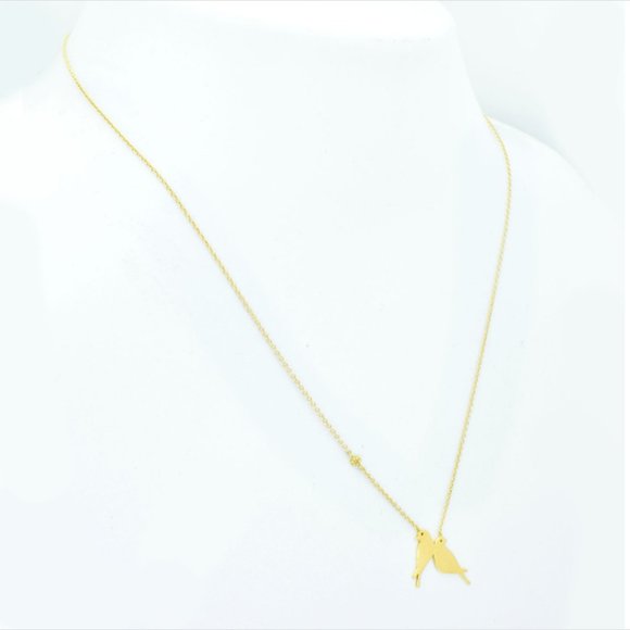 H. Stern 18K Gold Love Birds Necklace with Diamond - Picture 2 of 6